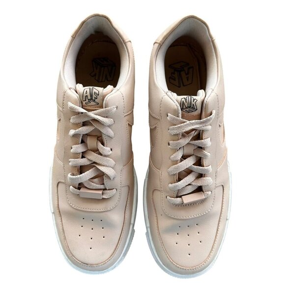 Nike Air Force Shoes - Nike Air Force 1 Pixel Athletic Lace Up Shoe Womens Size 12 Pink White
